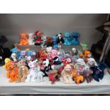 A large quantity of Beanie Babies