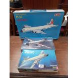 2 Revell and Hasegawa minicraft Lockheed p.3 orion model aircraft kits