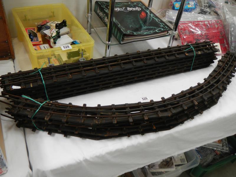 2 Bundles of 0 gauge 3 rail track