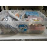 A large quantity of plastic figures and components