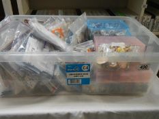 A large quantity of plastic figures and components