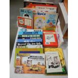 AN assortment of humorous books including Mary by Gary Larson