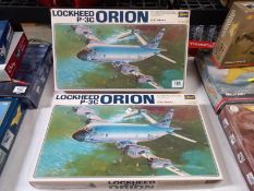 2 Hasegawa K15 Lockheed P-3 Orion, both bagged, one missing instructions and stickers