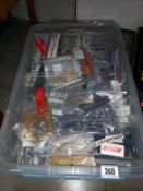 A large quantity of plastic model aircraft kits. All unboxed, unchecked, no instructions