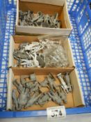 A quantity of lead and white metal figures mostly unpainted