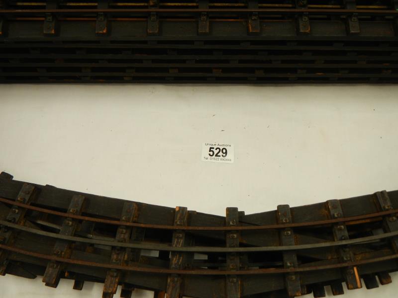 2 Bundles of 0 gauge 3 rail track - Image 2 of 3