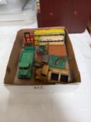 A quantity of play worn Dinky commercial vehicles including Bedford etc