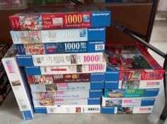A good lot of Ravensburger jigsaws, some sealed. Completeness unknown