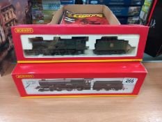 2 Hornby locomotives, R2234 King William IV & R2498 Taunton Castle