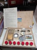 A vintage Griffin and George plastic casting kit