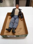 A 1970's Henry Winkler 'The Fonz' figure doll with articulate thumbs and arms