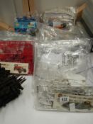 13 plastic model car kits including Airfix, Heller. No boxes or instructions and unchecked for
