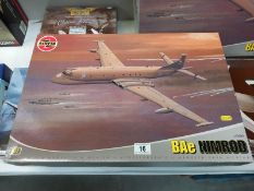 A boxed airfix BAE Nimrod 1:72 A12050, completeness unknown