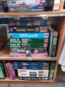 A good lot of jigsaws - some may be sealed otherwise completeness unknown
