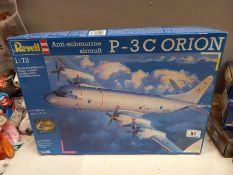 A boxed Revell Orion aircraft plastic model kit 1:72 04638 (parts still sealed in bags)