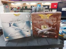 2 boxed corgi aviation archive no AA31403, 47507 DH comet and lockheed 1:144 scale