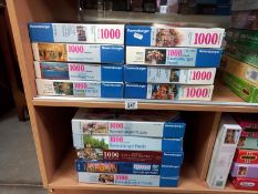 A good lot of Ravensburger 1000 piece jigsaws - some may be sealed otherwise completeness unknown