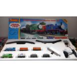 A Hornby R9003 Thomas and Percy electric train set