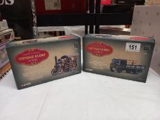 2 boxed vintage Glory of Steam scale 1/50, No. 80001 & No. 80104