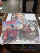 3 fantasy image comics featuring Doctor Who, Star Trek, Ferry Anderson etc