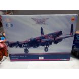 A boxed Corgi aviation Avro Lancaster B1 bomber, scale 1:72 model AA32609 ( box picture sun