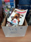 A good lot of vintage Conan The Barbarian comics including from the 80's