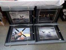 4 good framed and glazed aeronautical photographs