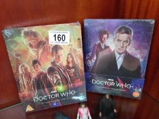 2 Doctor Who steel books (both sealed) 50th Anniversary specials & the complete 8th series