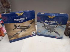 A boxed Corgi world of war 2 D-day model aircraft, Mosquito & Dakota 1:144, AA 32805 & AA30003