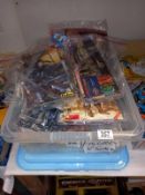 A large selection of plastic figure model parts. All unboxed, unchecked, with no instructions.