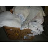 A box of white linen.