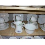 25 pieces of Salisbury china tea ware.