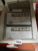 A box of first day covers including rare examples.