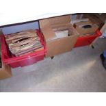 Three boxes of 78 rpm records, COLLECT ONLY.