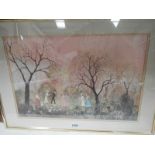 A framed and glazed Helen Layfield Bradbury print.