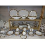 In excess of 60 pieces of Royal Albert Athena pattern tea and dinner ware, COLLECT ONLY.