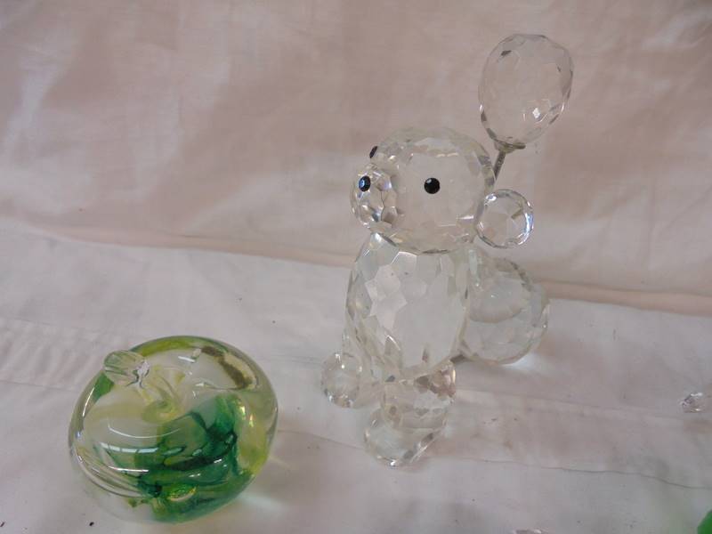 A mixed lot of glass paperweights, stoppers etc., - Image 2 of 4