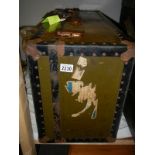 An old travelling trunk.COLLECT ONLY.