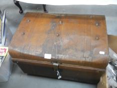 An old tin trunk, COLLECT ONLY.