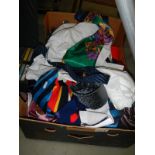 A quantity of silk ties etc.,