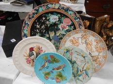 A mixed lot of old plates.