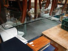 A good quality contemporary glass table, COLLECT ONLY.