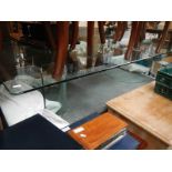 A good quality contemporary glass table, COLLECT ONLY.