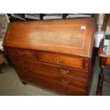 A fully fitted Victorian mahogany bureau, COLLECT ONLY.