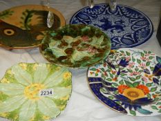 A quantity of old plates.