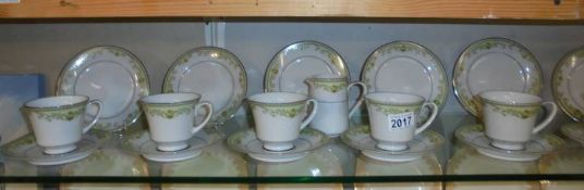 19 pieces of Noritake tea ware.