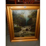 An early 20th century gilt framed water colour.