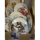 A good lot of collector's plates.