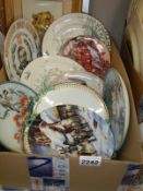 A good lot of collector's plates.