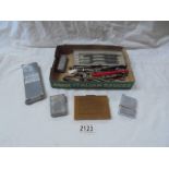 A mixed lot of cigarette lighters, cigarette cases etc.,